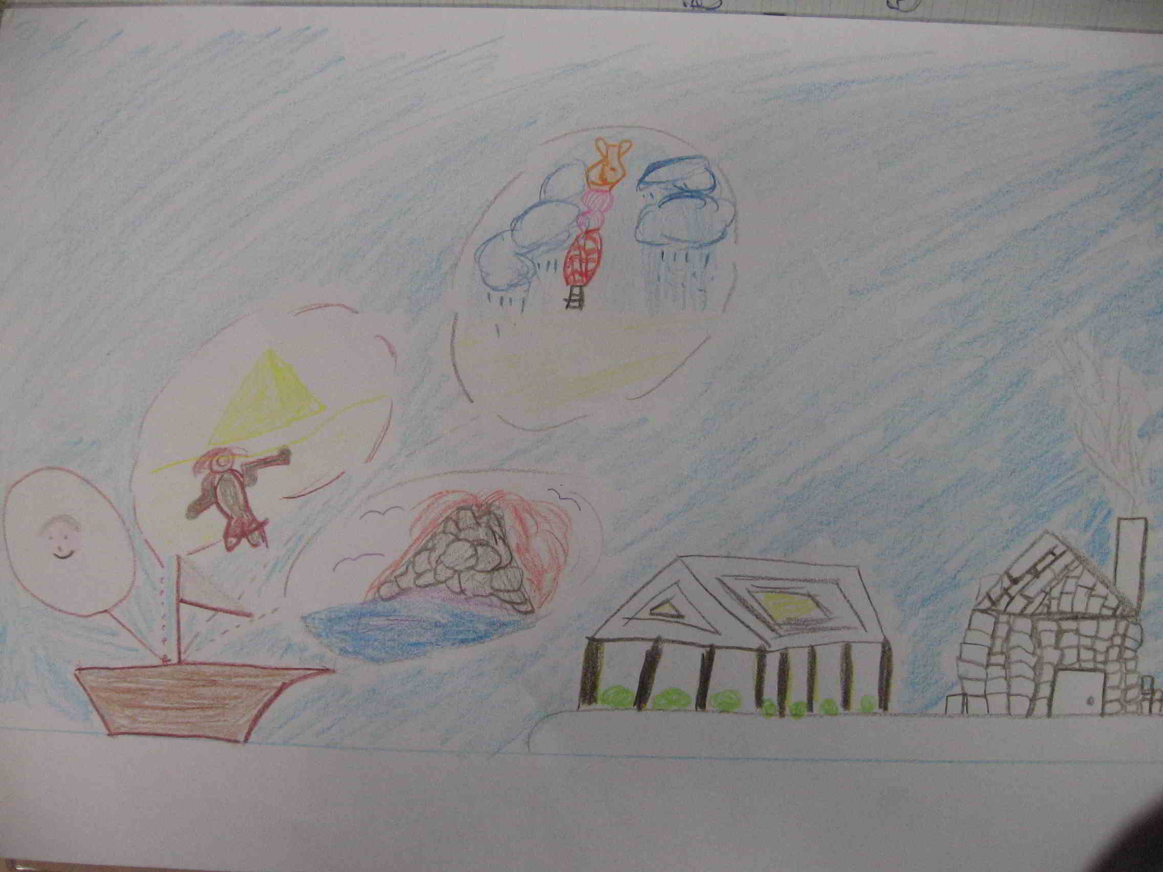 Dessin De Poesie Heureux Qui Comme Ulysse Ecole élémentaire Joliot-Curie - Nanterre - "Heureux qui comme Ulysse"  (Alfred de Musset)
